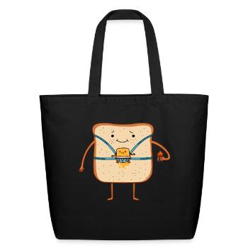 Dad Loaf - Eco-Friendly Cotton Tote - black - Front