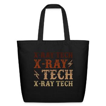 X ray Tech - Eco-Friendly Cotton Tote - black - Front