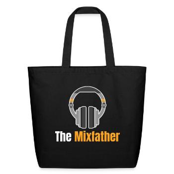 TheMixFather Funny DJ Headphones Deejay - Eco-Friendly Cotton Tote - black - Front