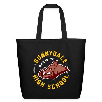 Mammoth Mascot Classof99 - Eco-Friendly Cotton Tote - black - Front