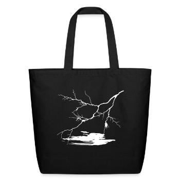 Flash in the night - Eco-Friendly Cotton Tote - black - Front