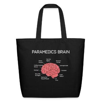 Paramedics Brain - Eco-Friendly Cotton Tote - black - Front