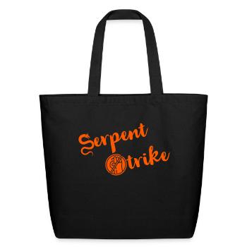 Serpent Strike - Eco-Friendly Cotton Tote - black - Front