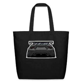 toyota 86 - Eco-Friendly Cotton Tote - black - Front