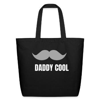 "Dapper Dad Designs for Every Occasion - - Eco-Friendly Cotton Tote - black - Front