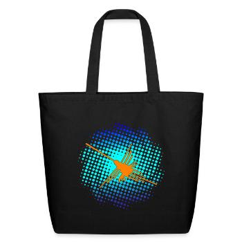 Nazca Hummingbird Galaxy - Eco-Friendly Cotton Tote - black - Front