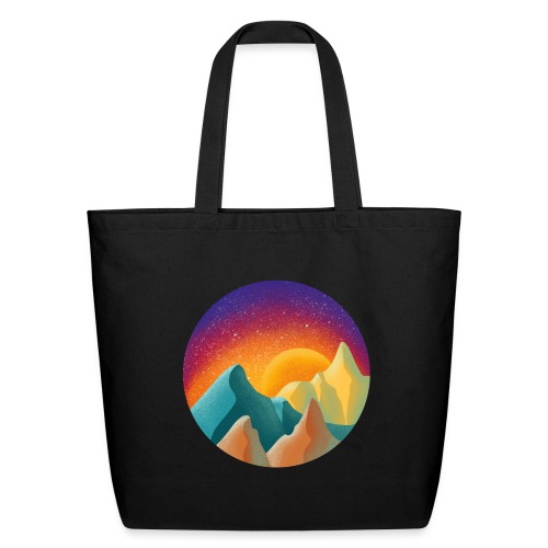 Summer Mountain Sunset - Eco-Friendly Cotton Tote