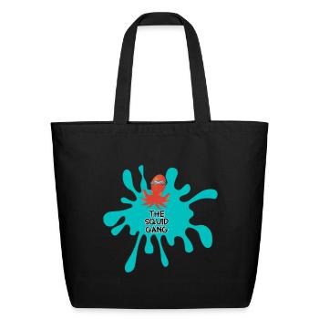 SquidGang merch - Eco-Friendly Cotton Tote - black - Front