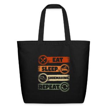 Shoes Job Craft Sole - Eco-Friendly Cotton Tote - black - Front