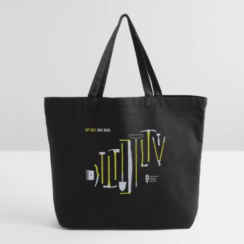 Get Out. Give Back. Trail Tool Arrangement - Eco-Friendly Cotton Tote