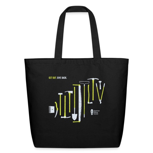 Get Out. Give Back. Trail Tool Arrangement - Eco-Friendly Cotton Tote