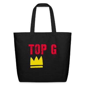 Top G - Eco-Friendly Cotton Tote - black - Front