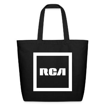 RCA Logo Classic - Eco-Friendly Cotton Tote - black - Front