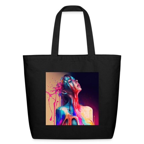 Taking in a Moment - Emotionally Fluid Collection - Eco-Friendly Cotton Tote