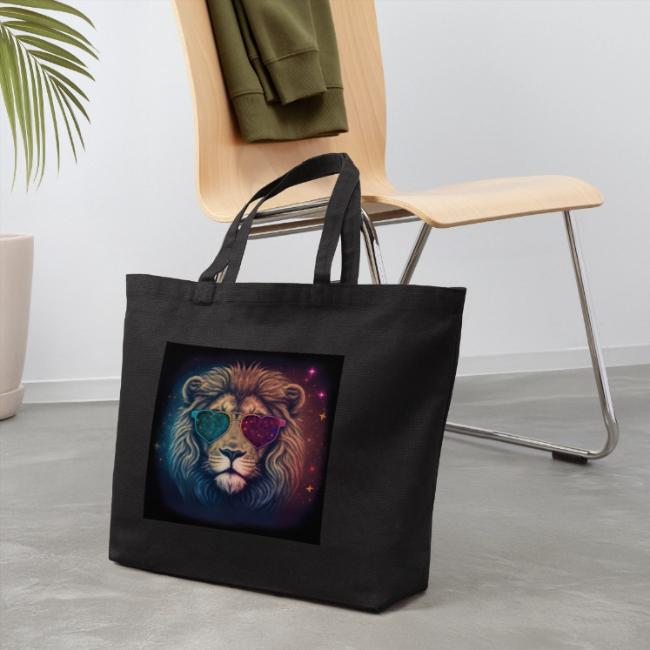 Jesus Lion of Judah wearing love glasses