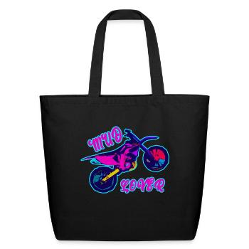 Mud lover - Eco-Friendly Cotton Tote - black - Front