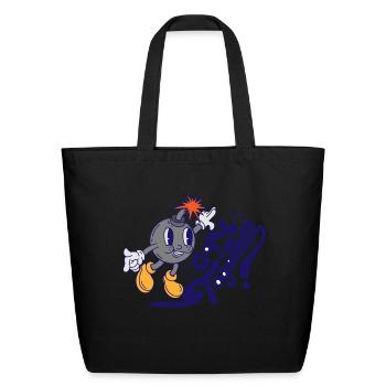 Come Together - Eco-Friendly Cotton Tote - black - Front