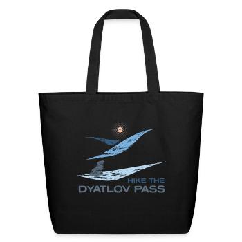 Dyatlov Pass Tourist - Eco-Friendly Cotton Tote - black - Front
