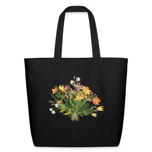 Gather Your Courage Like Wild Flowers - Eco-Friendly Cotton Tote