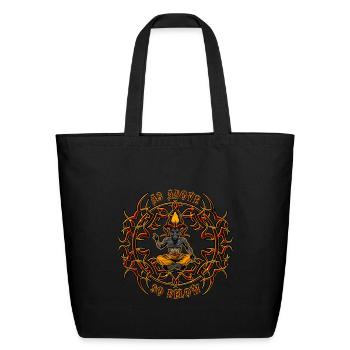 Baphomet's Gate - Eco-Friendly Cotton Tote - black - Front