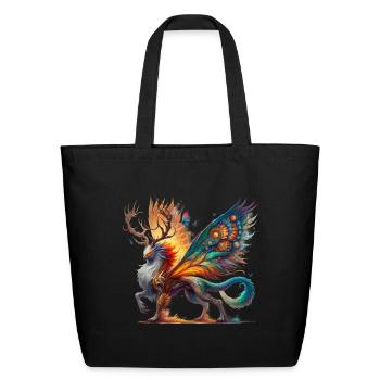 Aurora Guardian - Eco-Friendly Cotton Tote - black - Front