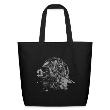 Orient Samurai Warrior Rising Sun - Eco-Friendly Cotton Tote - black - Front