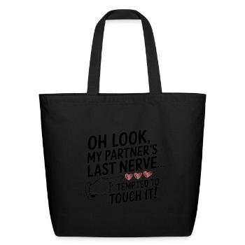 Playful Humor for Every Occasion - Eco-Friendly Cotton Tote - black - Front