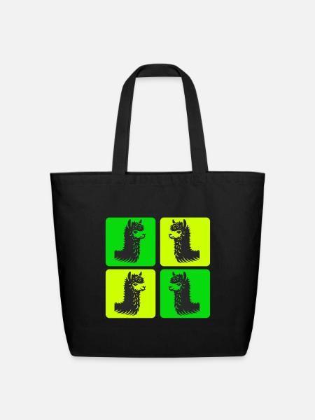 Alpaka Vibes - Eco-Friendly Cotton Tote - black