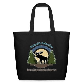 Guardian of the Northern Star - Eco-Friendly Cotton Tote - black - Front
