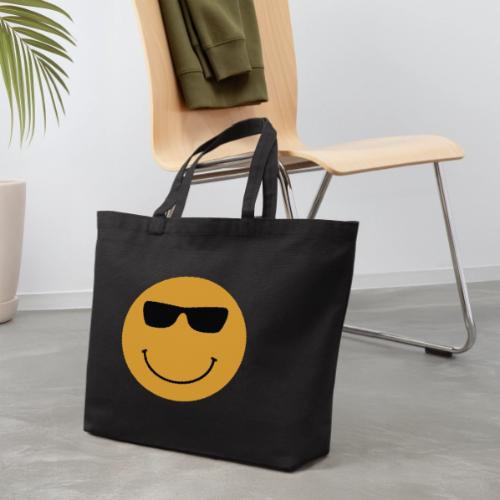 Orange Face with Sunglasses - Eco-Friendly Cotton Tote