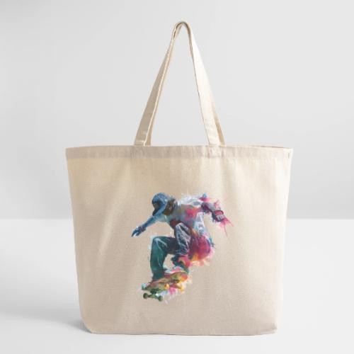 Skateboarding: Ride the Colors - Eco-Friendly Cotton Tote