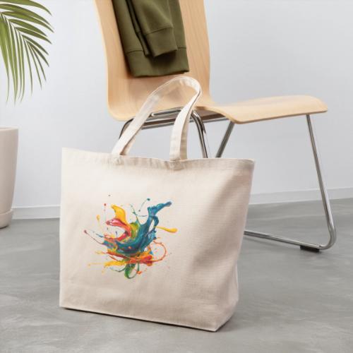 Chromatic Flow - Eco-Friendly Cotton Tote