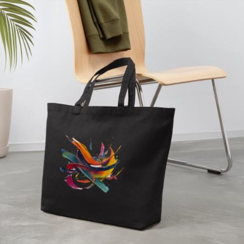 Colorful Waves - Eco-Friendly Cotton Tote