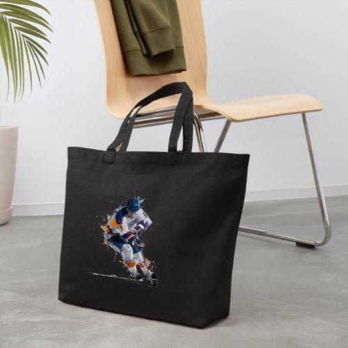 Hockey: Icy Streaks - Eco-Friendly Cotton Tote