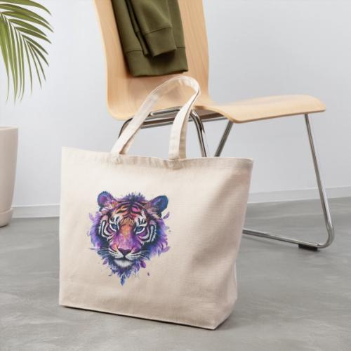 Mystic Violet Tiger - Eco-Friendly Cotton Tote