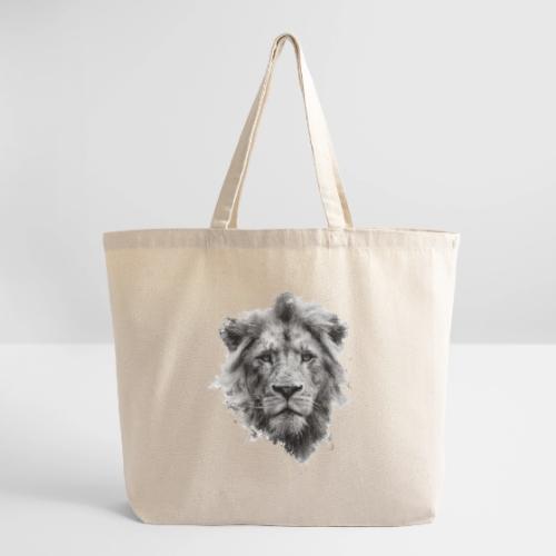 Lion: Monochrome King - Eco-Friendly Cotton Tote