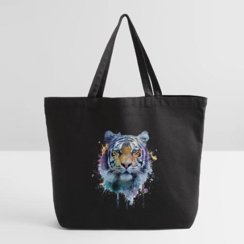 Splash-Art Tiger Face - Eco-Friendly Cotton Tote