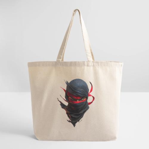 Crimson Stare Ninja - Eco-Friendly Cotton Tote