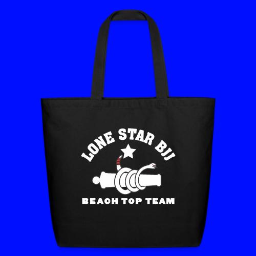 BEACH TOP TEAM - Lone Star Brazilian BJJ - White - Eco-Friendly Cotton Tote