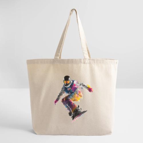 Snowboarding: Frozen Palette - Eco-Friendly Cotton Tote