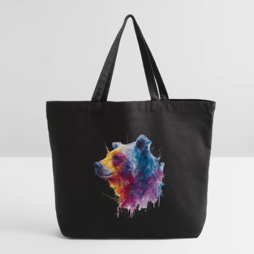 Watercolor Bear Portrait - Eco-Friendly Cotton Tote