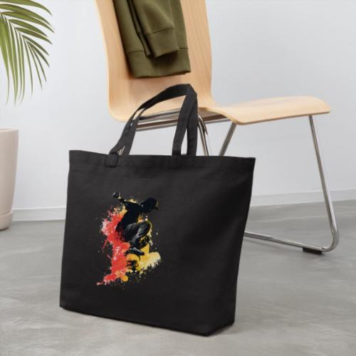 Skateboarding: Splash of Motion - Eco-Friendly Cotton Tote