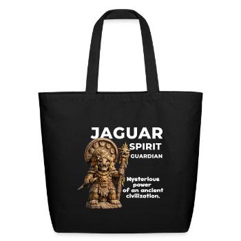 Jaguar Spirit Guardian - Eco-Friendly Cotton Tote - black - Front