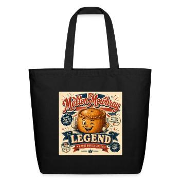 Pork Pie Melton Mowbray Legend - Eco-Friendly Cotton Tote - black - Front