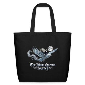 Moon Queen's Flight - Eco-Friendly Cotton Tote - black - Front