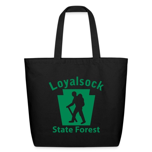 Loyalsock State Forest Keystone Hiker male - Eco-Friendly Cotton Tote