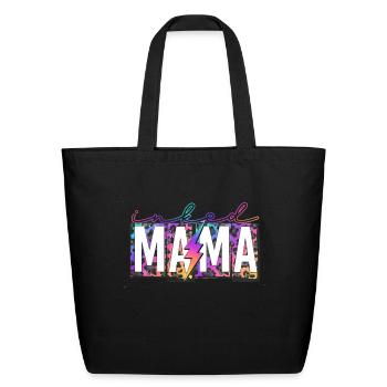 Inked Mama - Eco-Friendly Cotton Tote - black - Front