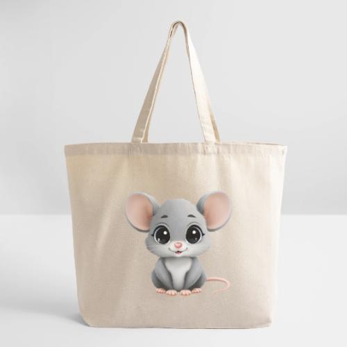 Baby Mouse: Little Grey Explorer - Eco-Friendly Cotton Tote