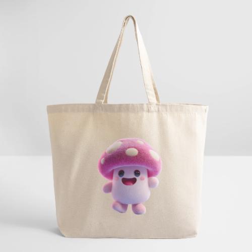 Mushroom: Purple Forest Friend - Eco-Friendly Cotton Tote