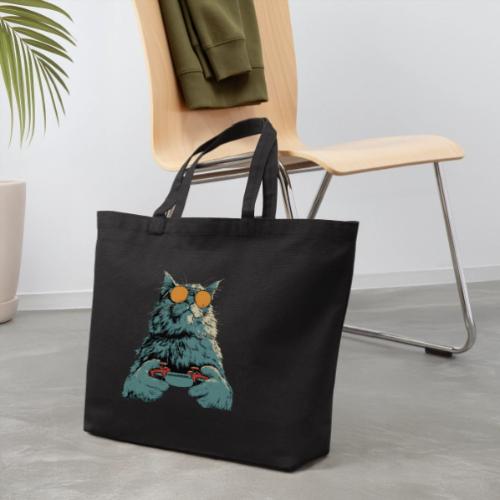 Cat: Fluff Mode On - Eco-Friendly Cotton Tote